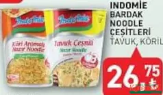 INDOMİE BARDAK NOODLE ÇEŞİTLERİ indirimli fiyat INDOMİE BARDAK NOODLE ÇEŞİTLERİ fiyat ve kampanya bilgisi